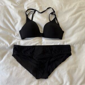 Vince Camuto Black Bikini Set